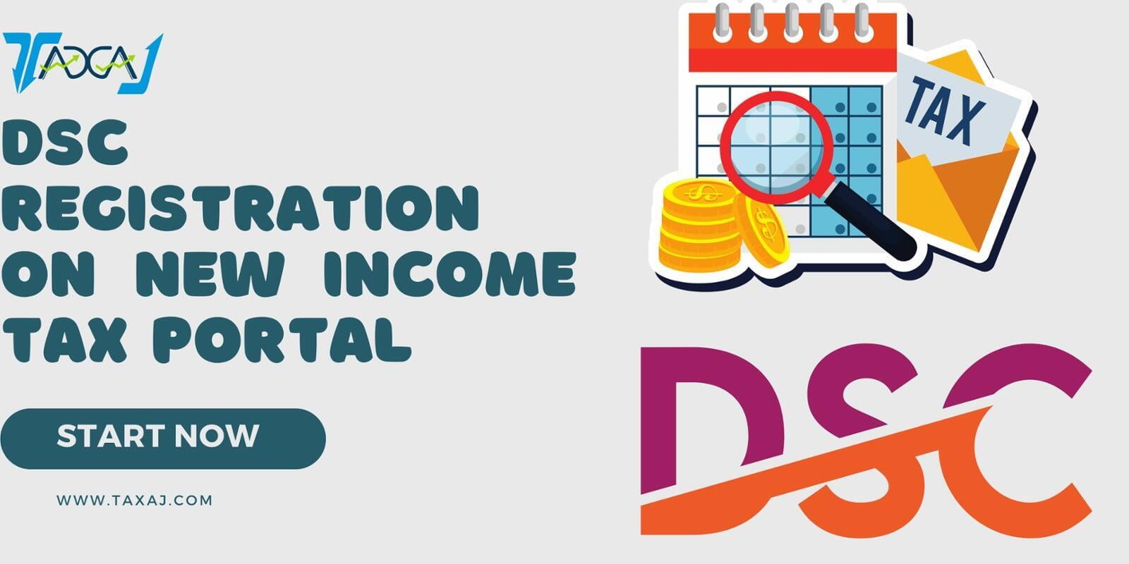 How to register DSC on new income tax portal
